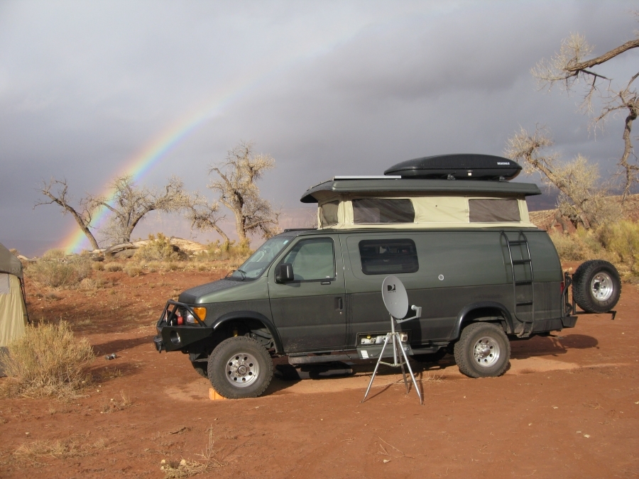 malcolmkegel - rainbow at the dustbowl campground Utah