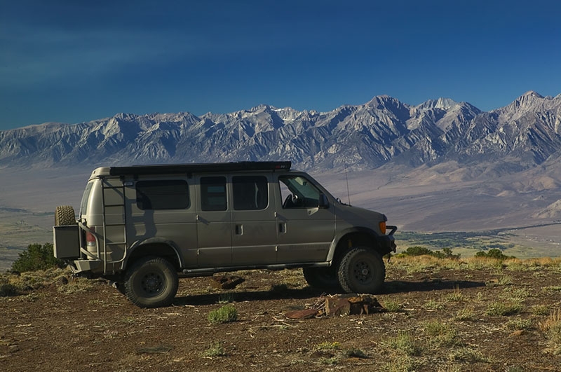Jeffrey - High in the Inyo Mountains with the Sierra as Backdrop