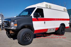 Click image for larger version

Name:	Ford ambulance with 6 inch suspension lift kit.jpg
Views:	16
Size:	102.1 KB
ID:	21900