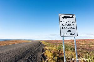 _DSC4760 Sign, watch for aircraft landing on highway, Yukon, Canada-2.jpg