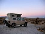 Anza-Borrego Desert State Park twilight.