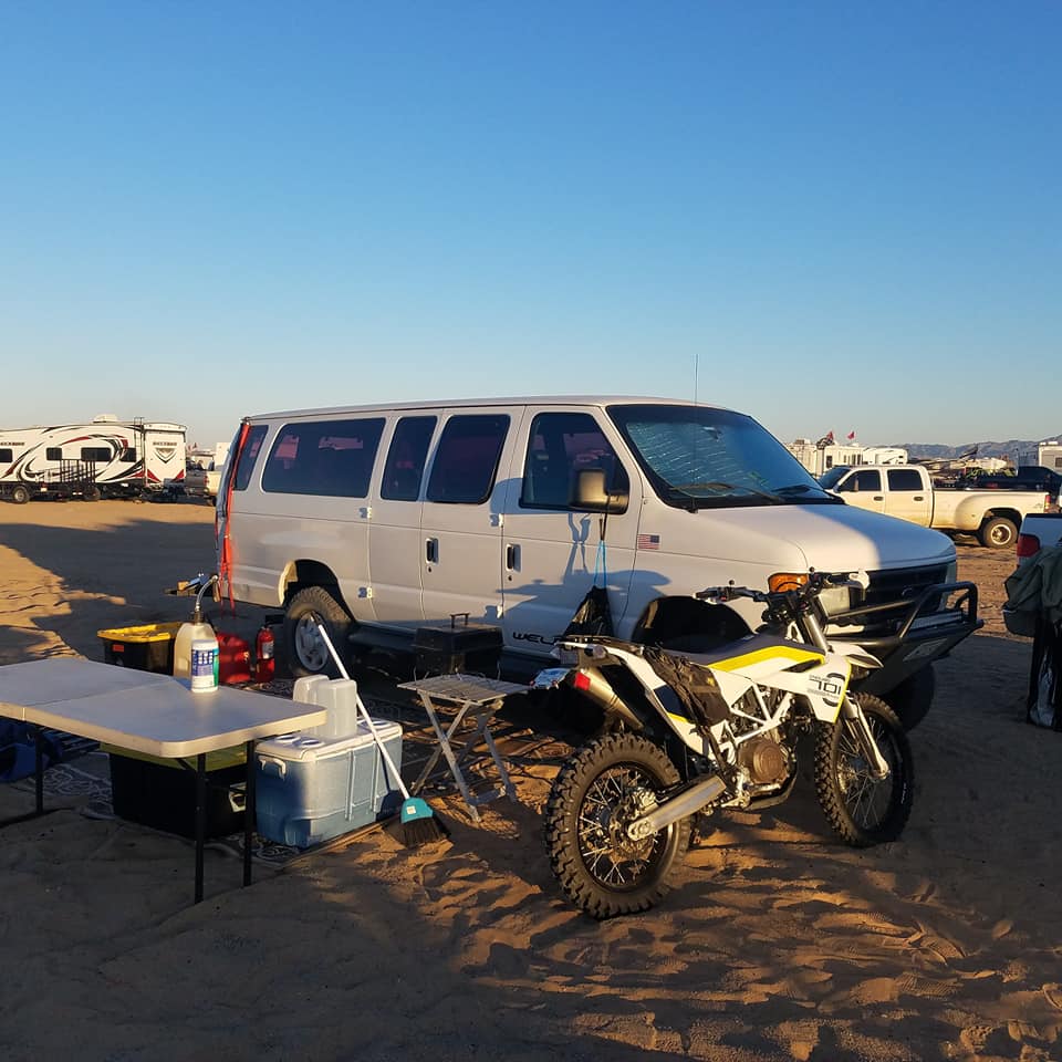 dunes camping prior to roof install. October 2018