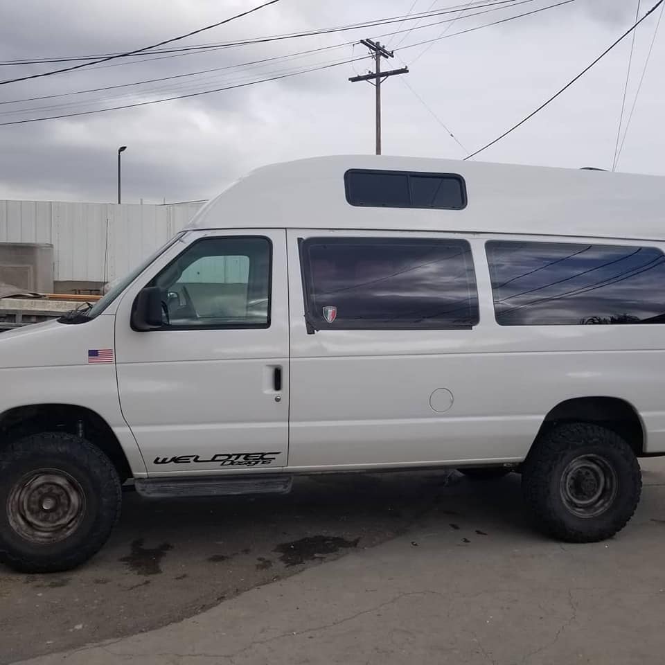 new 20" roof just installed on the van. May 2019