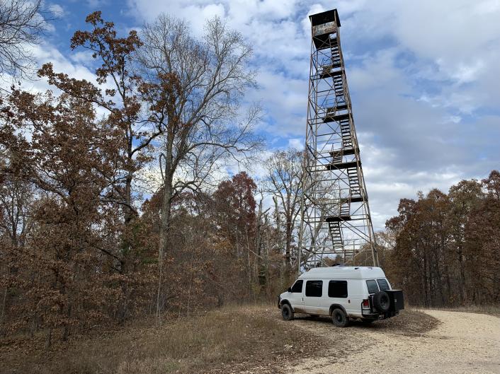 One of two Fire Towers left in the Land Between the Lakes National Forest.