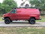 Big Red Ford E350 4x4