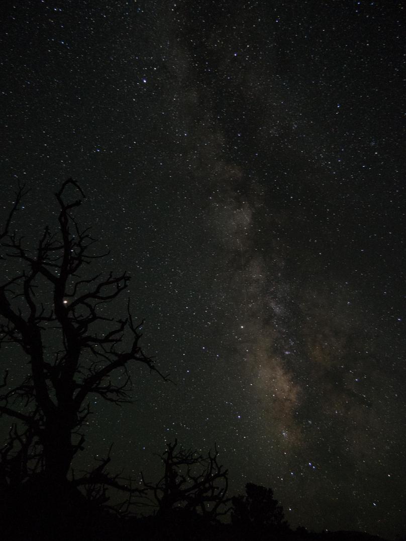 The Milk Way from Arches NP