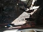 Passenger Side Floor Pan Rust Damage