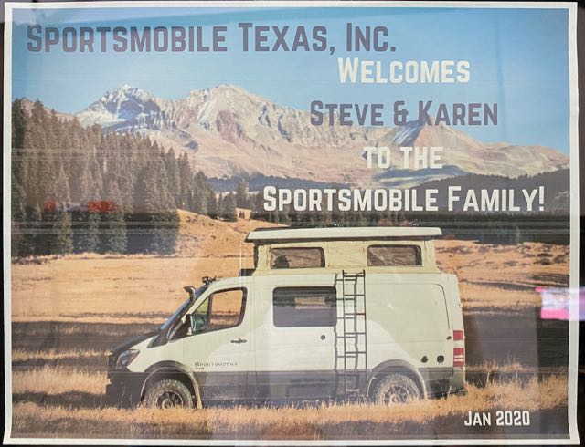Sportsmobile welcomed us to the family!