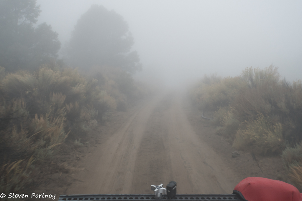 Zero visibility on Hunter Mountain.