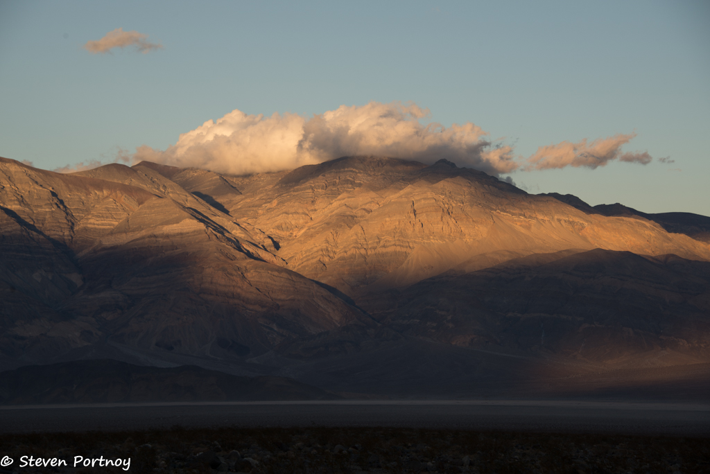 Clouds over Panamint Valley.