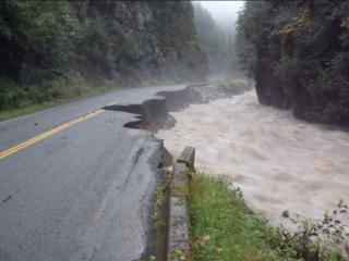 Imminent washout, Stewart BC