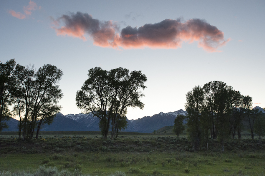 Sunset cloud at the Teton Meet Up.
