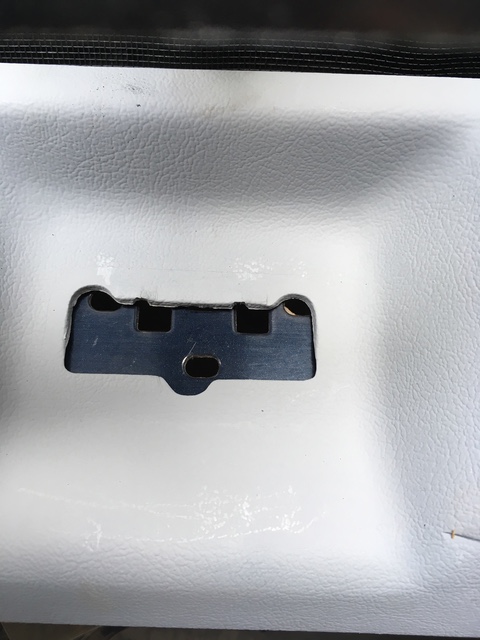 Latch Mounting Location with missing mounting plate