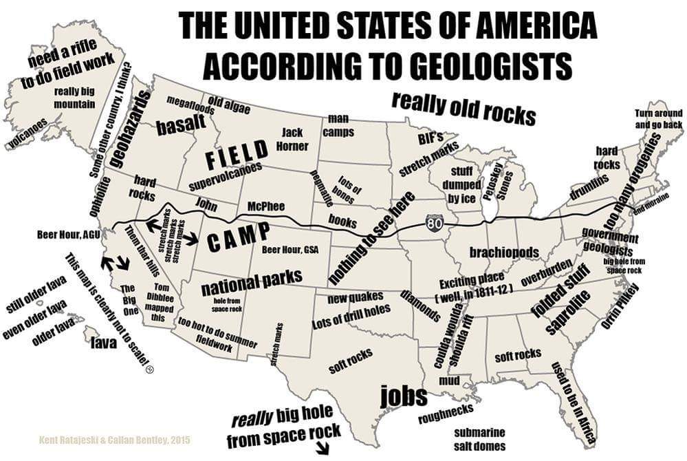Geologist's Map of America