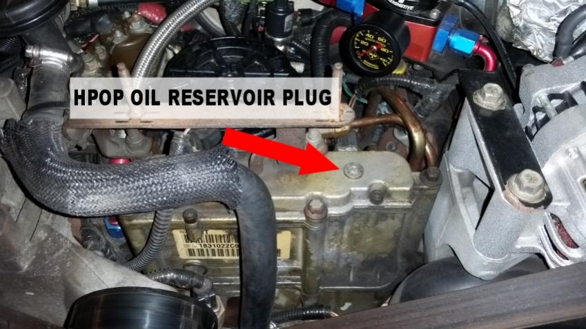 Ford73HPOP Oil Reservoir plug