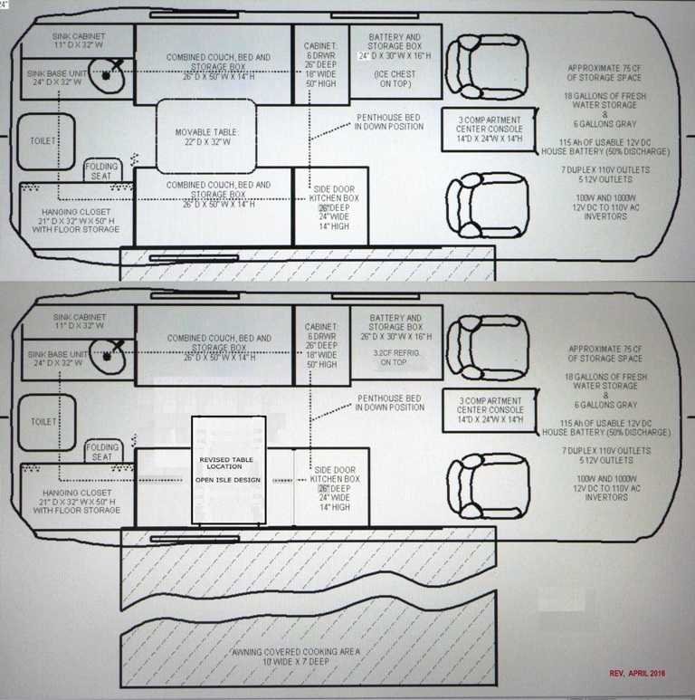 010 OUR VAN W TABLE OPTIONS