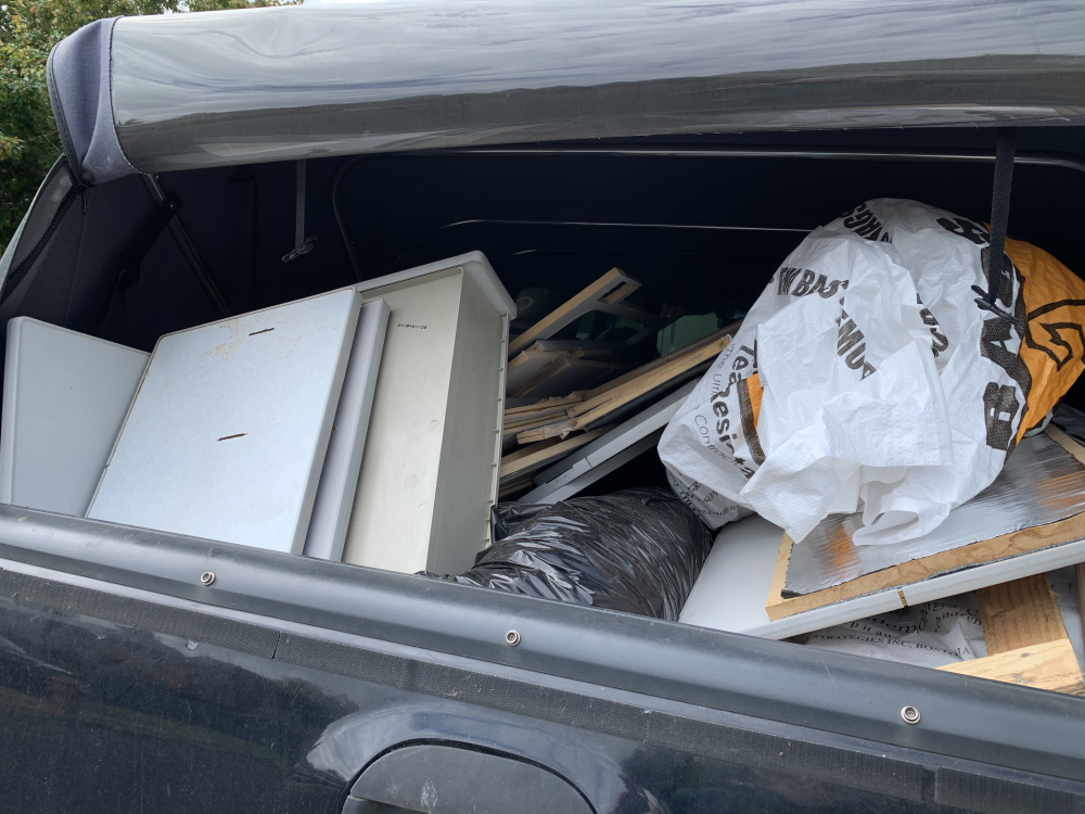 trip to the dump with SMB cabinets