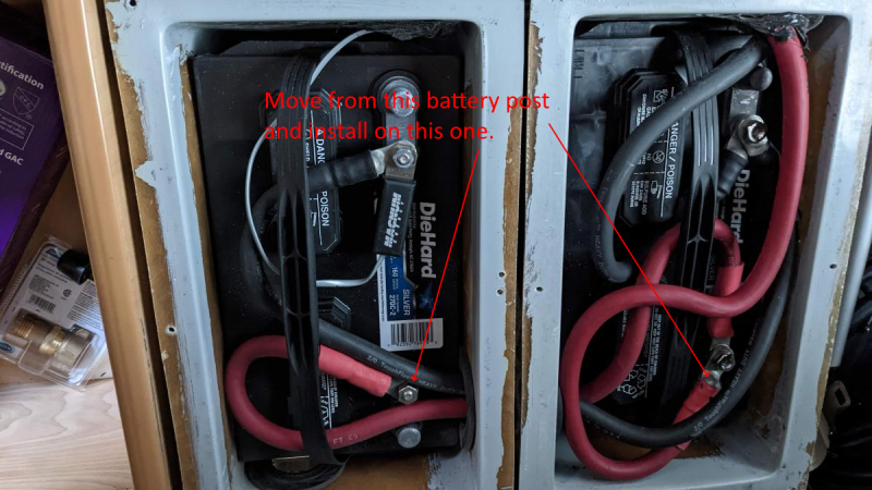 Correct battery wiring