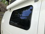 2001 EB Side Window - Installed CRL Universal Vented Van Window (FW904RS)