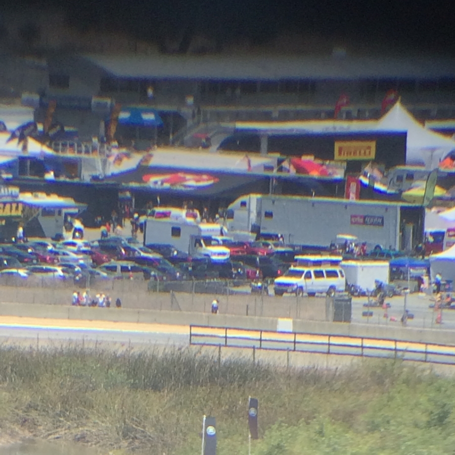 Sportsmobile spotted at Laguna Seca Raceway.