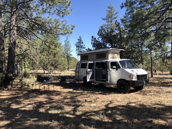 Camp spot for Overland Expo 2018