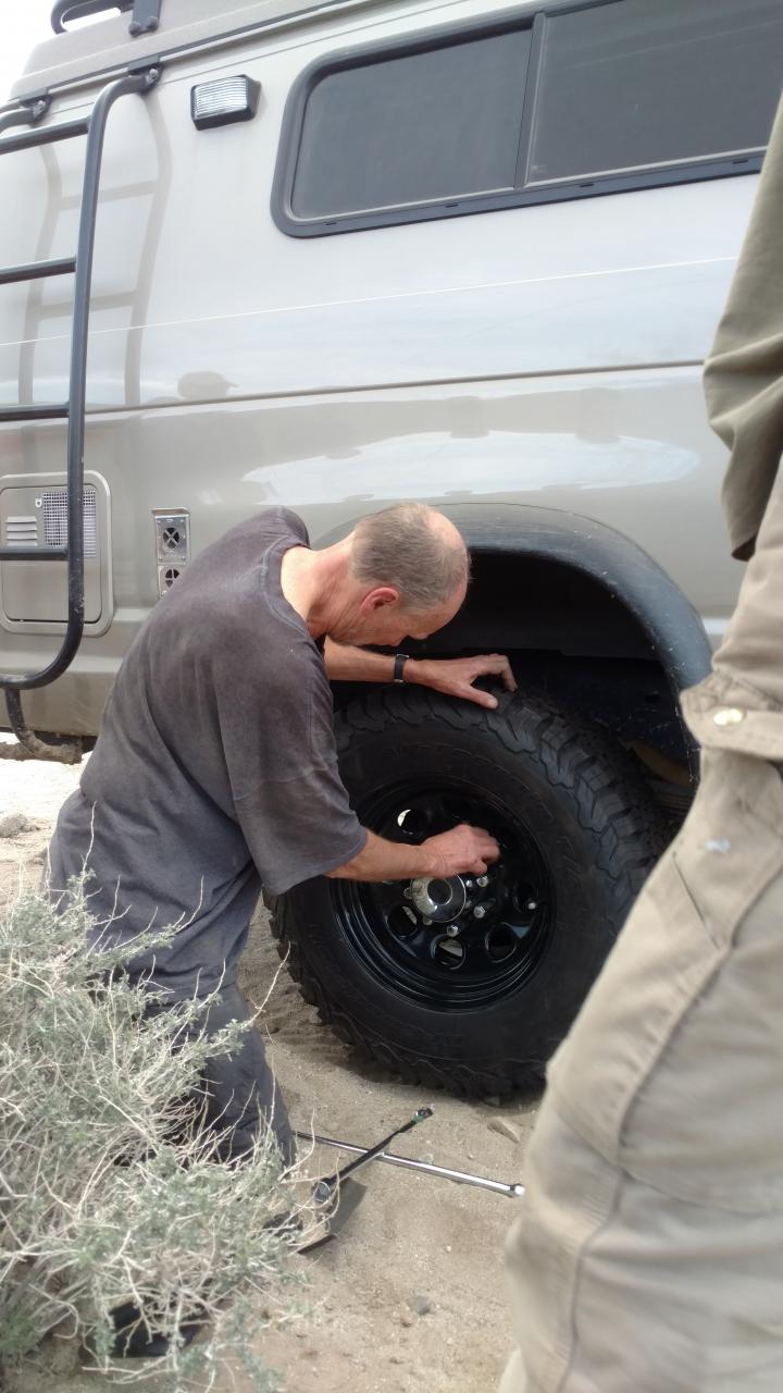 PSI education and tire change expert Al "in the Zone"
