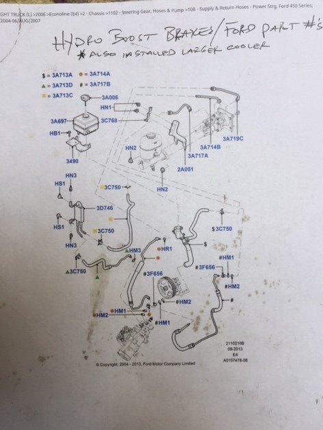 Hydroboost Parts list 2