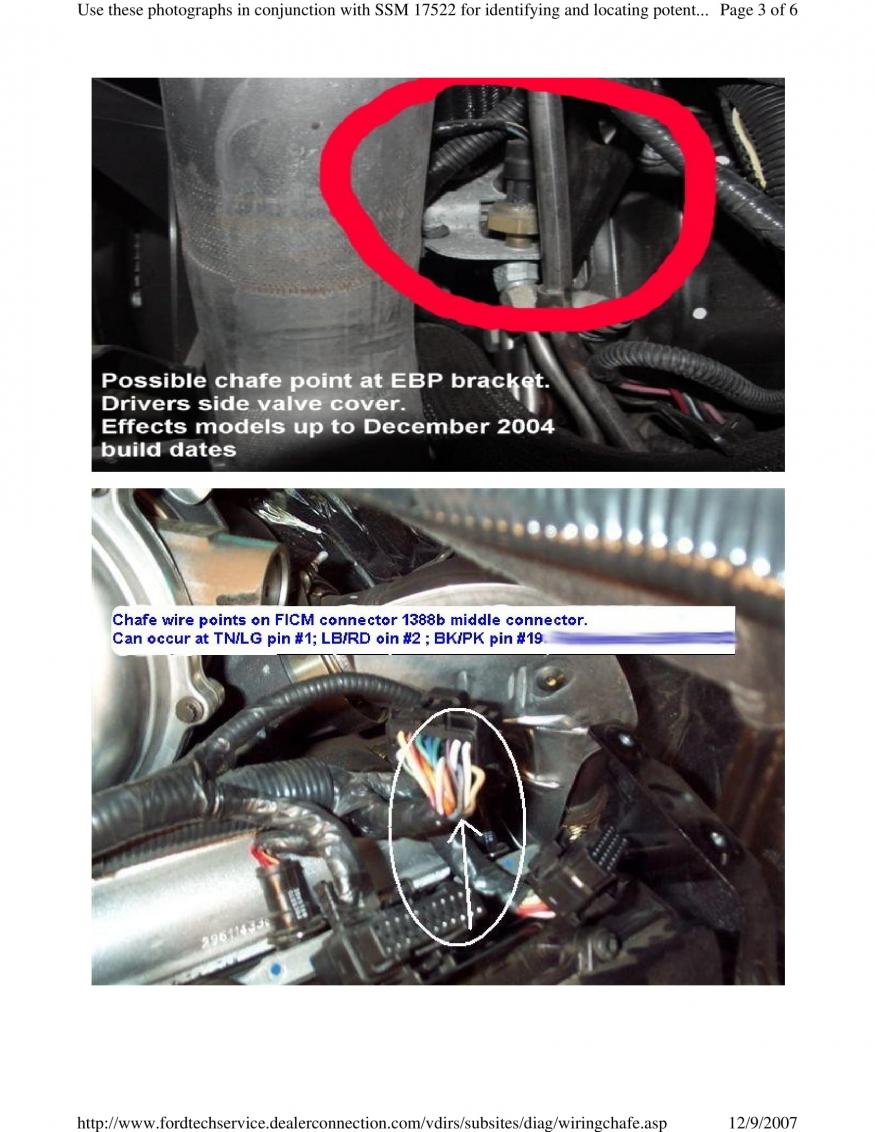 Powerstroke 6L Wire Chafing Locations 3