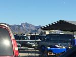 Can you find the SMB? 
Parked in one of the MANY parking lots at the big Pow Wow rock show in Quartzite AZ