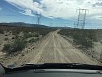 Mohave Desert Road 
At the base of the Cady Mountains