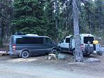 Flint + Greta at Seven Devils Campground 
Hells Canyon NRA 
Just outside of Riggins Idaho