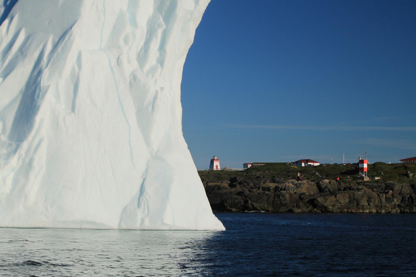 Iceberg at the mouth of St. Anthony's Harbor